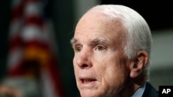 Senator AS John McCain didiagnosis mengidap kanker otak menurut Mayo Clinic Hospital di Phoenix, Arizona, hari Rabu (19/7).