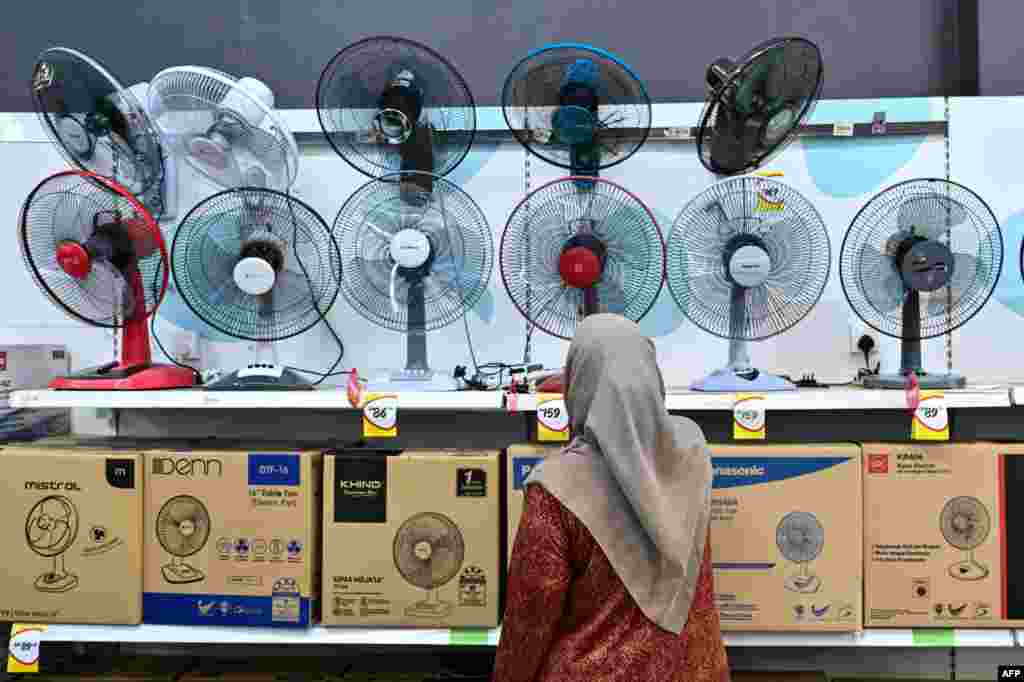 گرما در شهر کوالالامپور، پایتخت مالیزیا سبب گرم شدن بازار فروش بادپکه شده است. &nbsp;