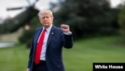 资料照片：美国总统特朗普。(摄于2025年9月11日)