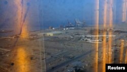 FILE - A general view of Gwadar port in Gwadar, Pakistan, Oct. 3, 2017. 