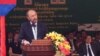 FILE - Joachim von Marschall, German Ambassador to Cambodia, participates in the inauguration of a commemorative stupa at the Tuol Sleng memorial site, Phnom Penh on March 26, 2015. (Courtesy of German Embassy Phnom Penh)
