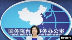 File: Zhu Fenglian, juru bicara Kantor urusan Kabinet Taiwan, 27 November 2019.