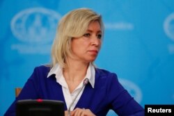 Portparolka ruskog ministarstva spoljnih poslova Marija Zaharova.