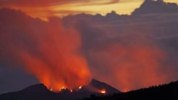 Kilauea volcano in Hawaii Volcanoes National Park has erupted many times over the years. This one was in 2004.