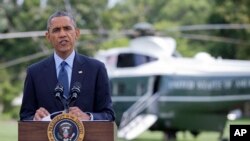 Prezident Obama Rossiyaga nisbatan yangi iqtisodiy sanksiyalarni e'lon qilmoqda. Oq uy, 29-iyul 2014-yil