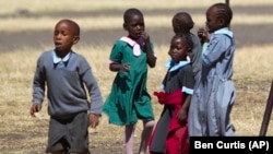 Children at Faraja Children's Home near Nairobi, Kenya