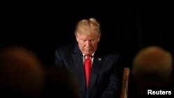 Donald Trump àHerndon, en Virginie, le 3 octobre 2016. 