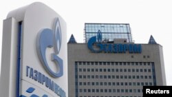 Markas besar perusahaan gas raksasa Rusia, Gazprom di Moskow (foto: dok). Gazprom adalah salah satu perusahaan negara milik Rusia yang akan terkena sanksi Uni Eropa.