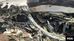 Sawir keyd ah oo muujinaya burburka diyaarad