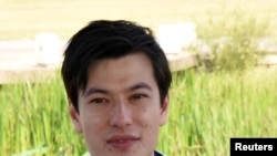 Australian student Alek Sigley is seen in this undated photo obtained on June 27, 2019. (AAP Image/Supplied by the Sigley family/via Reuters)