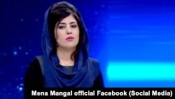 Mena Mangal, bivša voditeljka televizijske mreže Ariana (arhivski snimak).