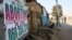 In South African townships, there are plenty of advertisements offering illegal abortions, but little education about HIV. (D. Taylor/VOA)
