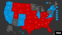 2016 U.S. presidential election map