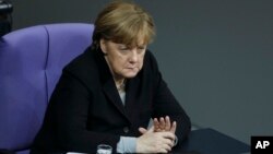 German Chancellor Angela Merkel 