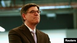 Menteri Keuangan Amerika Serikat Jacob Lew dalam sebuah acara di California. (Foto: Dok)