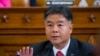 FILE - Rep. Ted Lieu (D-CA) questions Intelligence Committee Minority Counsel Stephen Castor and Intelligence Committee Majority Counsel Daniel Goldman during the House impeachment inquiry hearings, on Capitol Hill in Washington, U.S., December 9, 2019. (REUTERS)