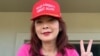  Tippawan Gambogi, a 58-year-old retired Thai woman who supports President Donald Trump's candidacy. She lives in Prescott, Arizona