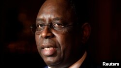 Le président du Sénégal, Macky Sall, au 2e Forum des Affaires Etats-Unis-Afrique, à l'hôtel Plaza de New York, le 21 septembre 2016. (REUTERS/Darren Ornitz)
