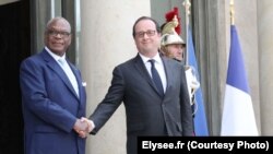 Ibrahim Boubacar Keïta rencontre François Hollande à l'Elysée le 27 juillet 2016. (Elysee.fr)