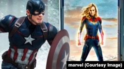 captain america vs captain marvel