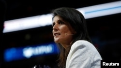 니키 헤일리 유엔주재 마국대사.