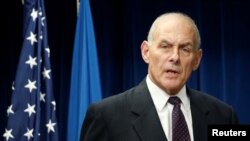 Menteri Keamanan Dalam Negeri Amerika, John Kelly (foto: dok).