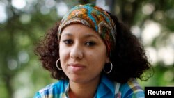 Wartawan Yaman, Afrah Nasser di Stockholm, 14 Juni 2011 (Foto: dok). 