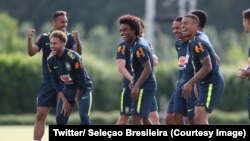 La Seleçao affiche sa confiance de voir "Ney" au top en Russie, 2 juin 2018.