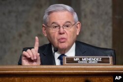 FILE - Senator Bob Menendez