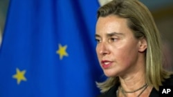 Kepala kebijakan luar negeri Uni Eropa, Federica Mogherini.