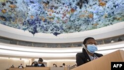 스위스 제네바에서 유엔인권이사회 회의가 열리고 있다.