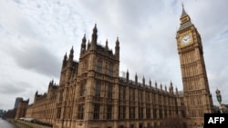 FILE - The Houses of Parliament in Westminster, central London.