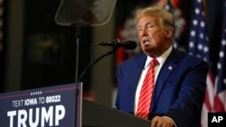 도널드 트럼프 전 미국 대통령 (자료사진)