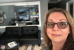 Realtor Georgia Weaver in her Storm Lake, Iowa, office. (Photo courtesy Georgia Weaver)