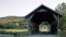 Fall colors accentuate the quaintness of this little Vermont covered bridge. (Carol M. Highsmith)