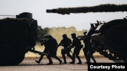 台湾陆军第584装甲旅在春节前的1月19日举行实兵对抗军演。（台湾国防部网站）