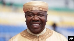 Ali Bongo à Libreville au Gabon le 13 janvier 2017.
