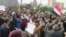Egyptian demonstrators in Cairo.