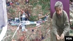 მფრინავი იოსებ ოსორაული ტყვეობაში, სავარაუდოდ, გადაღებულია 2017 წლის თებერვალ-მარტში