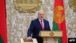 알렉산드르 루카셴코 벨라루스 대통령이 23일 민스크에서 취임했다. 