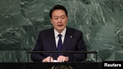 FILE PHOTO: World leaders address the 77th Session of the United Nations General Assembly at U.N. Headquarters in New York City
