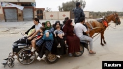 فرار فلسطینی‌ها از شمال به جنوب نوار غزه - ۲۱ آبان ۱۴۰۲