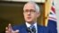 PM Australia Malcolm Turnbull berbicara di depan anggota parlemen di Canberra (foto: ilustrasi). 