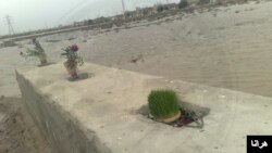 ناظران حقوق بشر می گویند گور دست جمعی کشتار دهه شصت در ضلع شرقی قبرستان بهشت آباد اهواز قرار دارد