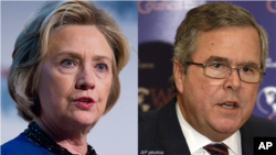 Hillary Clinton dan Jeb Bush sama-sama mengakui bahwa perang Irak adalah kesalahan (foto: dok).