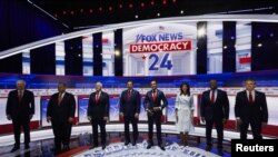 Republican U.S. presidential candidates participate in first 2024 campaign debate in Milwaukee