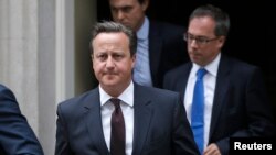 នាយករដ្ឋ​មន្ត្រី​អង់គ្លេស​ David Cameron នឹង​ថ្លែង​នៅ​ក្នុង​រដ្ឋ​សភា​អំពី​ការ​ឆ្លើយ​តប​របស់​ប្រទេស​អង់គ្លេស​ចំពោះ​វិបត្តិ​ជន​ទេសន្តរប្រវេសន៍​ក្នុង​ទ្វីប​អឺរ៉ុប កាលពីថ្ងទិ៧ ខែកញ្ញា ឆ្នាំ២០១៥។