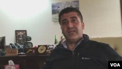Polad Jangi, a top Kurdish counterterrorism official, talks with VOA.