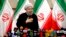 Iran's President - elect Hasan Rowhani, after speaking at a press conference, in Tehran, June 17, 2013. 