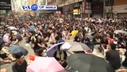 VOA60 Duniya: 'Yan Sanda a Hong Kong Sun Hargitsa 'Yan Zanga-Zanga, Satumba 29, 2014